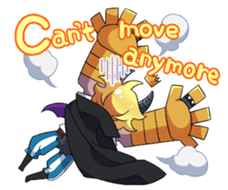 Prince Adess, the lazy demon Eng ver. sticker #4727673