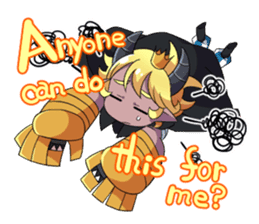 Prince Adess, the lazy demon Eng ver. sticker #4727676