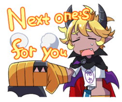 Prince Adess, the lazy demon Eng ver. sticker #4727677
