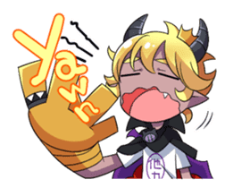 Prince Adess, the lazy demon Eng ver. sticker #4727680