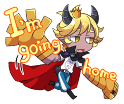 Prince Adess, the lazy demon Eng ver. sticker #4727687