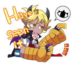 Prince Adess, the lazy demon Eng ver. sticker #4727690