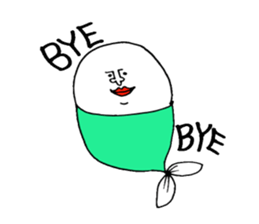 mermaid and friends of sea sticker #4728574