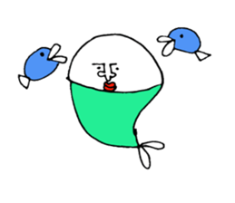 mermaid and friends of sea sticker #4728575