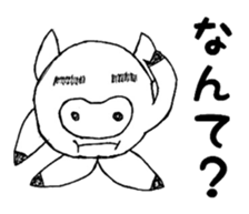 honestly pig sticker #4729500