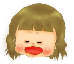 Various expressions of children sticker #4729874