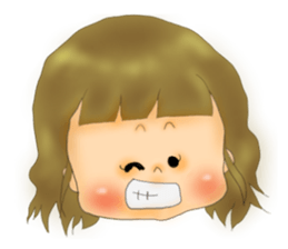 Various expressions of children sticker #4729875