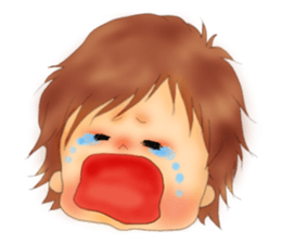 Various expressions of children sticker #4729879