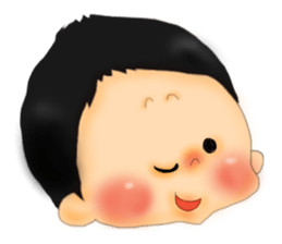 Various expressions of children sticker #4729886