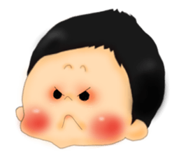 Various expressions of children sticker #4729887