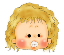 Various expressions of children sticker #4729894