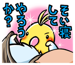 Wonderful talking of the parakeet sticker #4729976