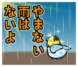 Wonderful talking of the parakeet sticker #4729992