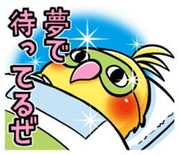 Wonderful talking of the parakeet sticker #4729994