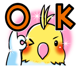 Wonderful talking of the parakeet sticker #4729998