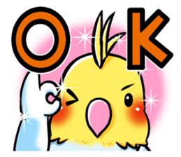Wonderful talking of the parakeet sticker #4729998