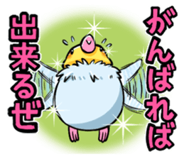 Wonderful talking of the parakeet sticker #4730005