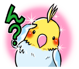 Wonderful talking of the parakeet sticker #4730006