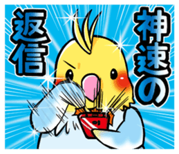 Wonderful talking of the parakeet sticker #4730013