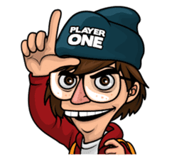 Nerdy Nathan sticker #4730096