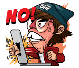 Nerdy Nathan sticker #4730098