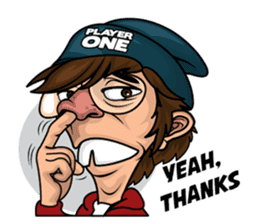 Nerdy Nathan sticker #4730101