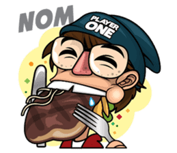 Nerdy Nathan sticker #4730129