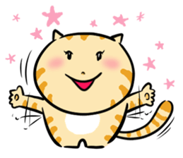Tabby Nana-chan sticker #4731078