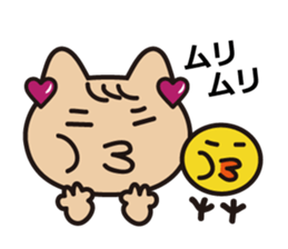 Glitter Heart Cat Second edition sticker #4731508