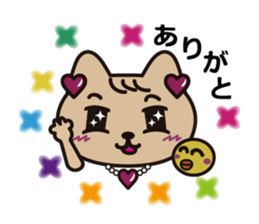 Glitter Heart Cat Second edition sticker #4731532