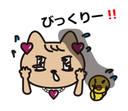 Glitter Heart Cat Second edition sticker #4731533