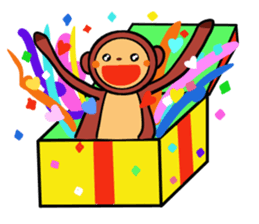 always Monkey sticker #4732049