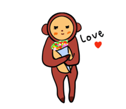 always Monkey sticker #4732051
