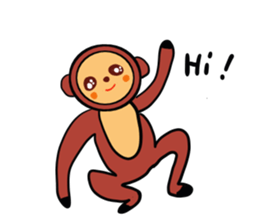 always Monkey sticker #4732057