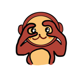 always Monkey sticker #4732059