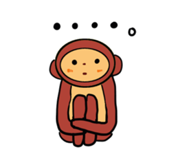 always Monkey sticker #4732062