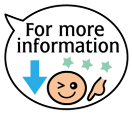 Balloon message(English) sticker #4732157