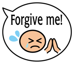 Balloon message(English) sticker #4732163