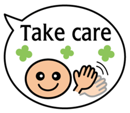 Balloon message(English) sticker #4732182