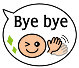 Balloon message(English) sticker #4732183