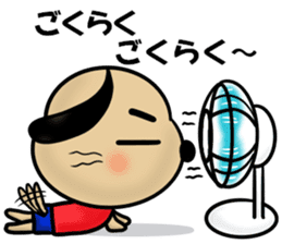 Greeting sticker in summer sticker #4732472