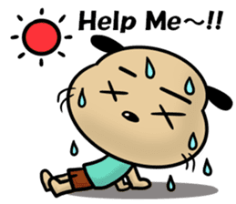 Greeting sticker in summer sticker #4732495