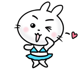 Greeting sticker in summer sticker #4732498