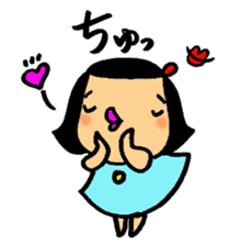 Kawaii ui-chan sticker #4732672