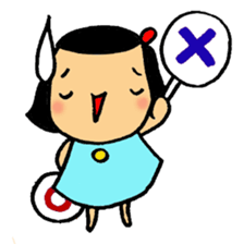 Kawaii ui-chan sticker #4732674