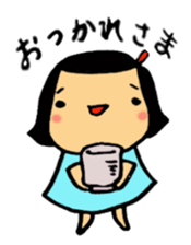 Kawaii ui-chan sticker #4732676