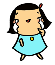 Kawaii ui-chan sticker #4732691