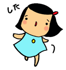 Kawaii ui-chan sticker #4732693