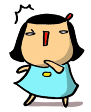 Kawaii ui-chan sticker #4732696