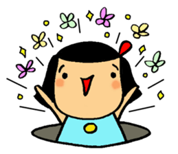 Kawaii ui-chan sticker #4732700